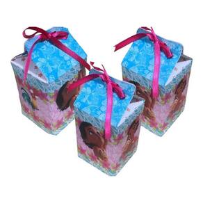 Kit 20 Caixa Milk Lembrancinha Surpresa Festa Moana Baby