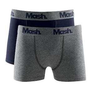 Kit 2 Cueca Boxer Mash Masculina Infantil Elástico