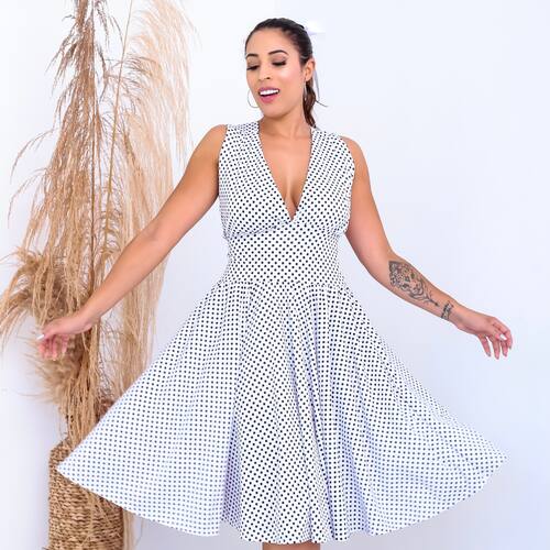 Fantasia Vestido Anos 60 Completa Anos Ponto