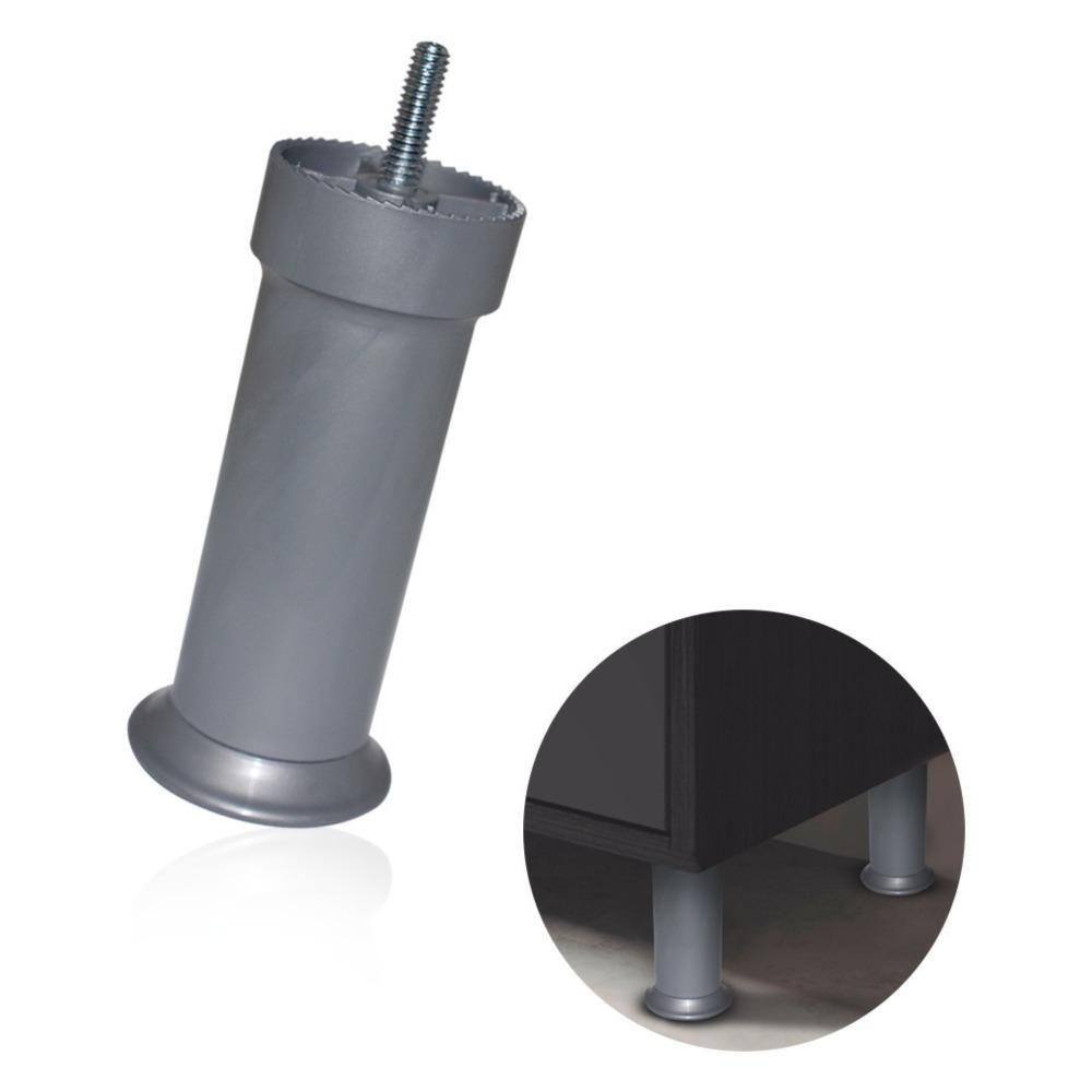 6 Pés Para Cama Box 120mm Cinza 2149-6 Indart