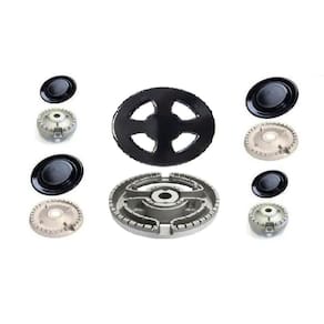 Kit Queimador+espalhador Para Fogão Brastemp BFS5 - 5 Bocas