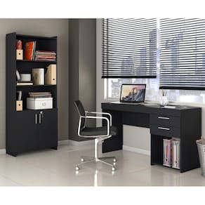 Escritório Compacto 2 Peças Office Notável Móveis