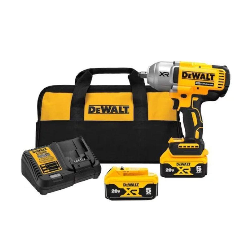 Chave De Impacto Dewalt 1/2Pol 1.890Nm C/2Bat 5Ah 20V+ Kit