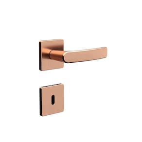 Fechadura Interna 740 Roseta Quadrada - Rosé
