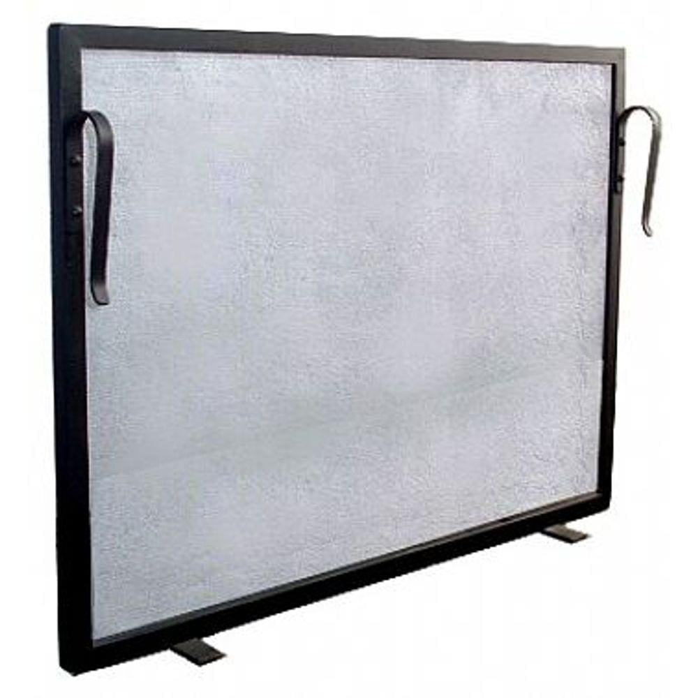 Tela Para Protecao Lareira - Grade Para Lareira 80X50 Ferro Preto