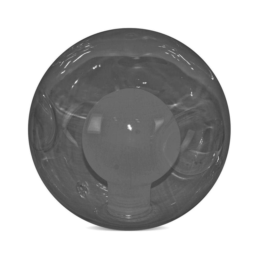 Globo Lustre Bolinha Em Vidro Fumê Harmony 12x12 cm
