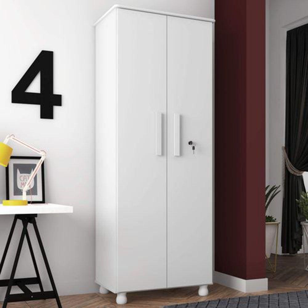 Multiuso Torino 2 portas Branco - Móveis Lanza
