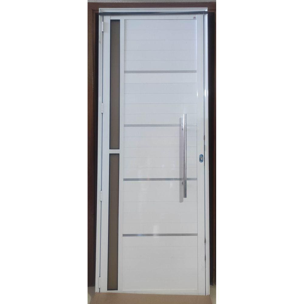 Porta Lambril com Visor, Friso e Puxador 2,10 x 0,80