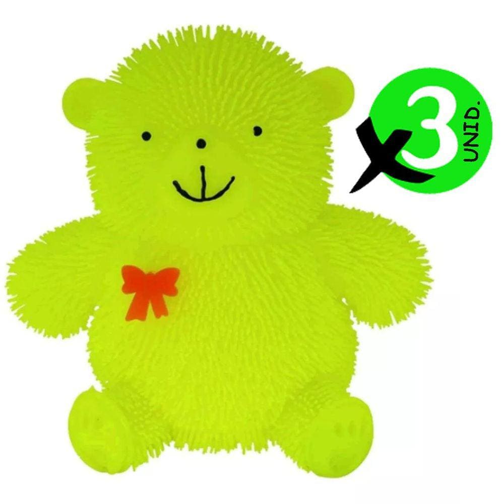 Brinquedo Festa Junina Fidget Mania Flofys Urso Verde Neon