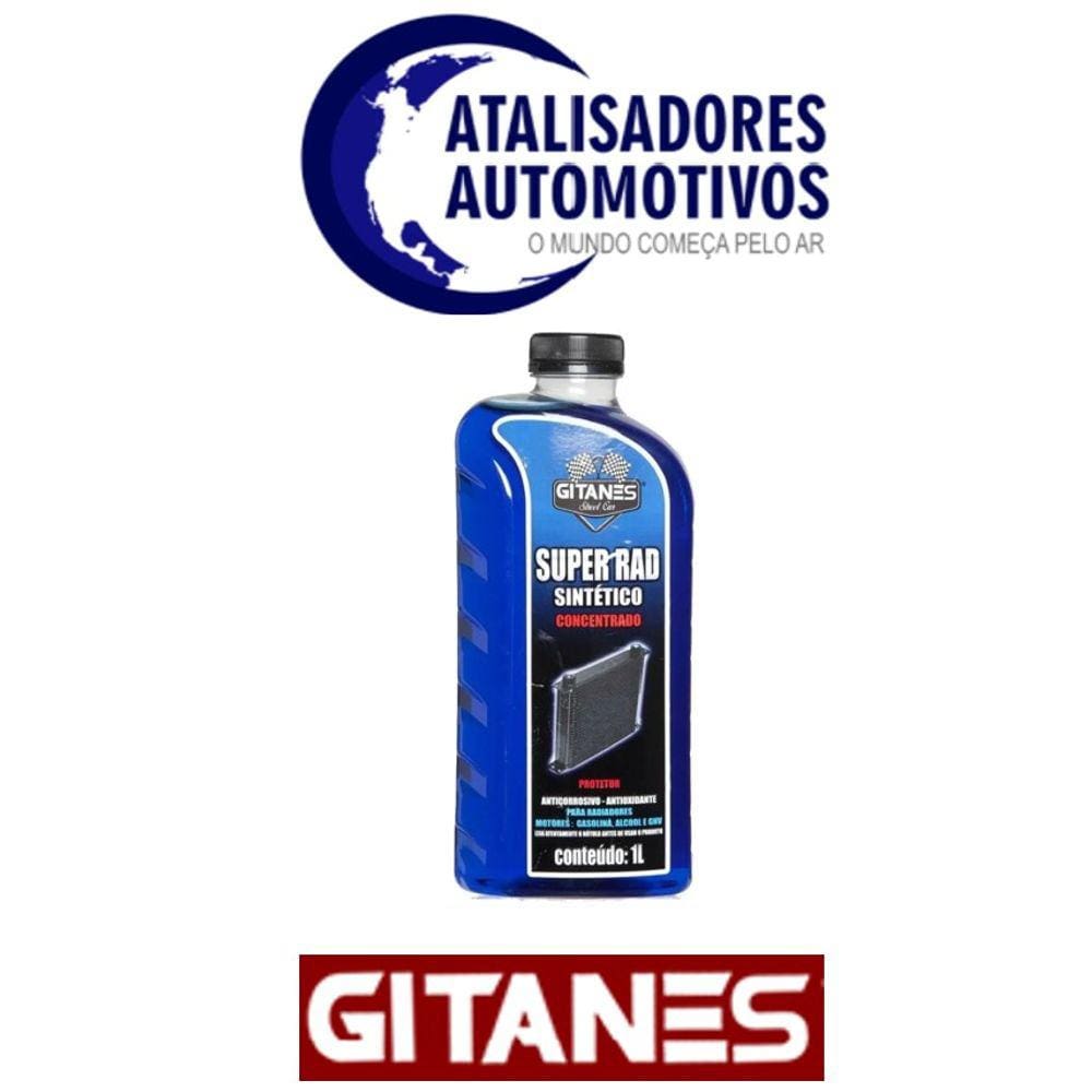 Aditivo de Radiador Concentrado Organico Azul 1l-Gitanes