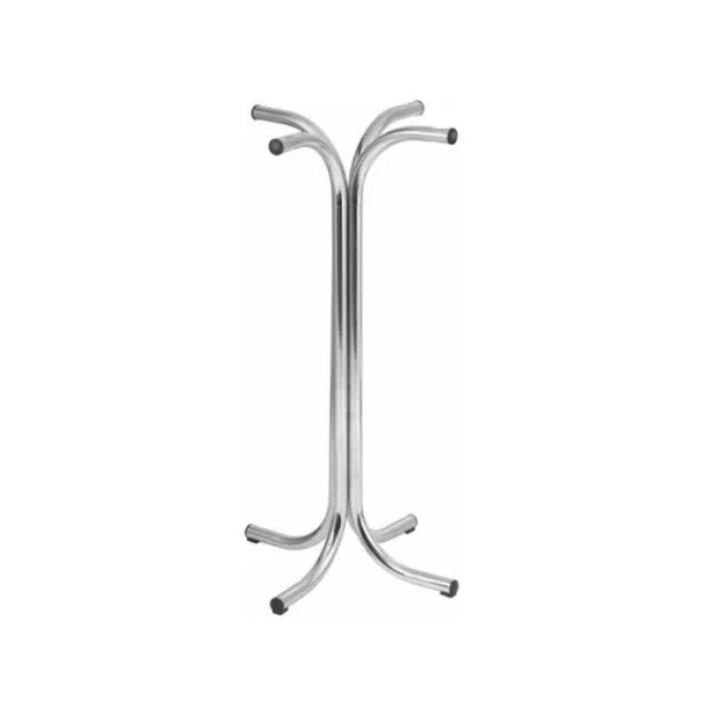 Base de Mesa Alta Bistrô Cozinha Pé X Cromada