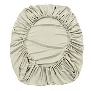 Lençol Avulso Cama Queen 40Cm Altura Tecido Areia 260 Fios