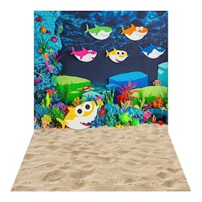Fundo Fotográfico Newborn Baby Shark 1,2X1,5 Ffp-364