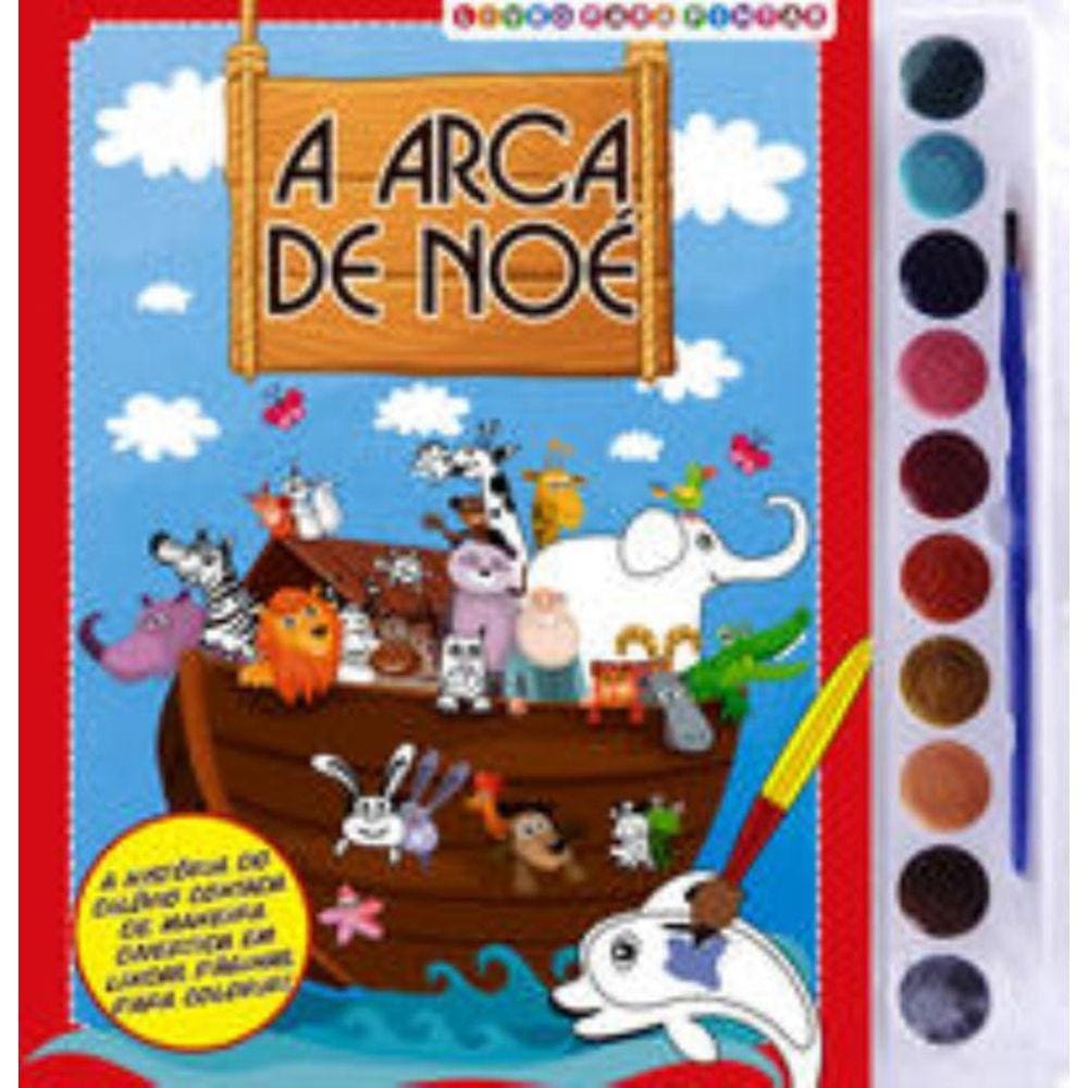 Arca de Noé Livro para Pintar com Aquarela