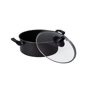 Panela Caçarola Antiaderente N° 24 com Tampa De Vidro