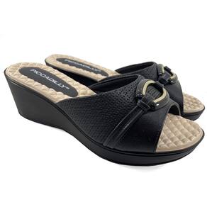 Tamanco Anabela Piccadilly Cecilia Feminino - Preto
