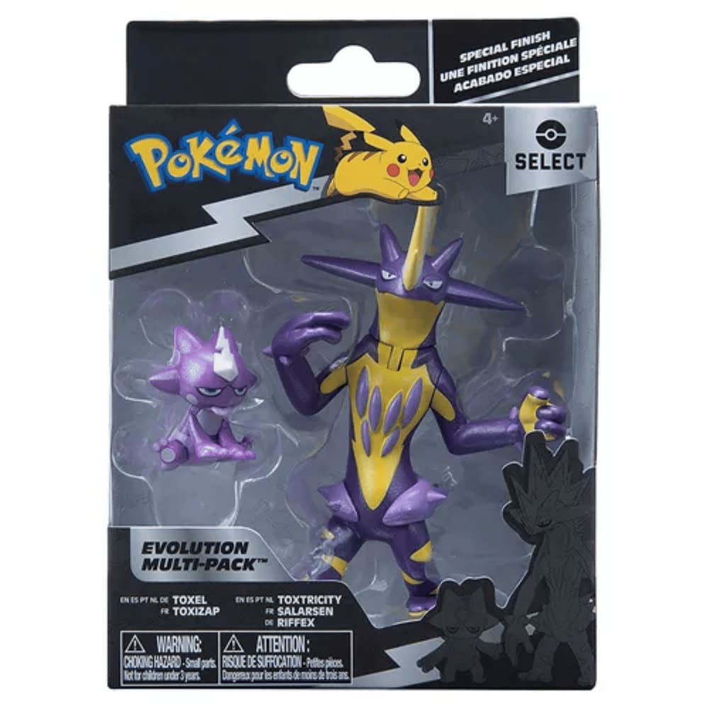 Brinquedo Boneco Toxtricity: Pokémon Battle Feature Figure Deluxe