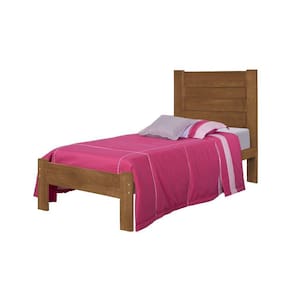 Cama Solteiro Lara - Imbuia - Cor: Marrom