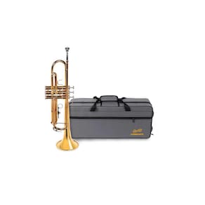 Trompete Bb Dourado Laqueado - Dominante