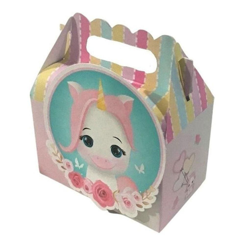 40 Caixa Maleta Surpresa - Lembrancinhas- Unicornio Olhinho