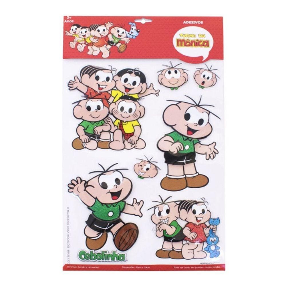 Adesivo Decorativo 3d Mônica - Turma Da Mônica