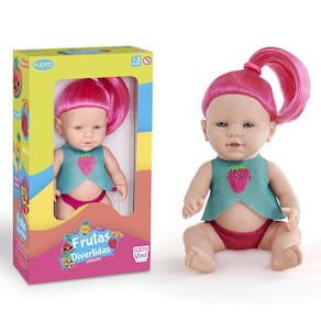 Boneca Frutinha Divertida Morango Pupee