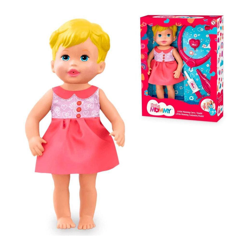 Brinquedo Little Boneca Mommy Dodói Loira Com Acessórios