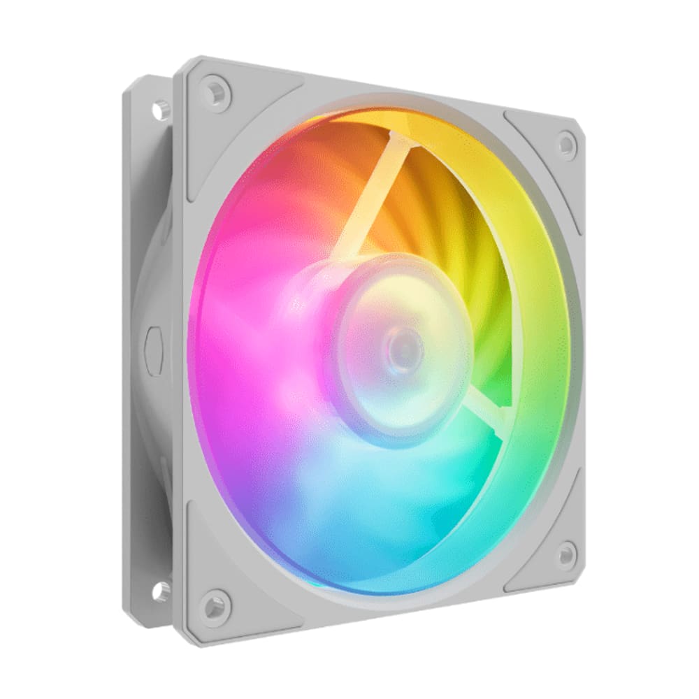 Cooler P/ Gabinete Cooler Master 120P ARGB Branco - MFZ-M2DW-24NP2-R1