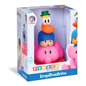 Bonecos Empilhadinho Turma Do Pocoyo Elly Pato Encaixe