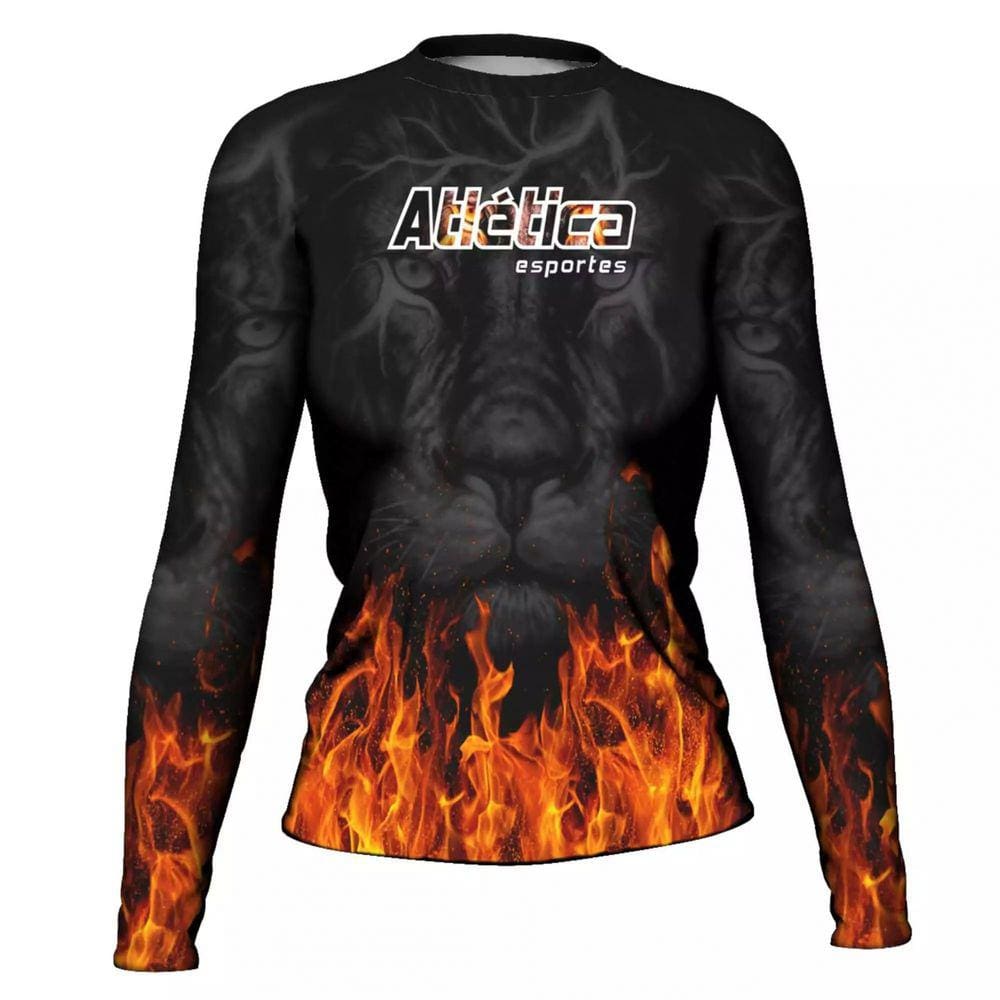 Rash Guard Fire Feminina Atlética Esportes