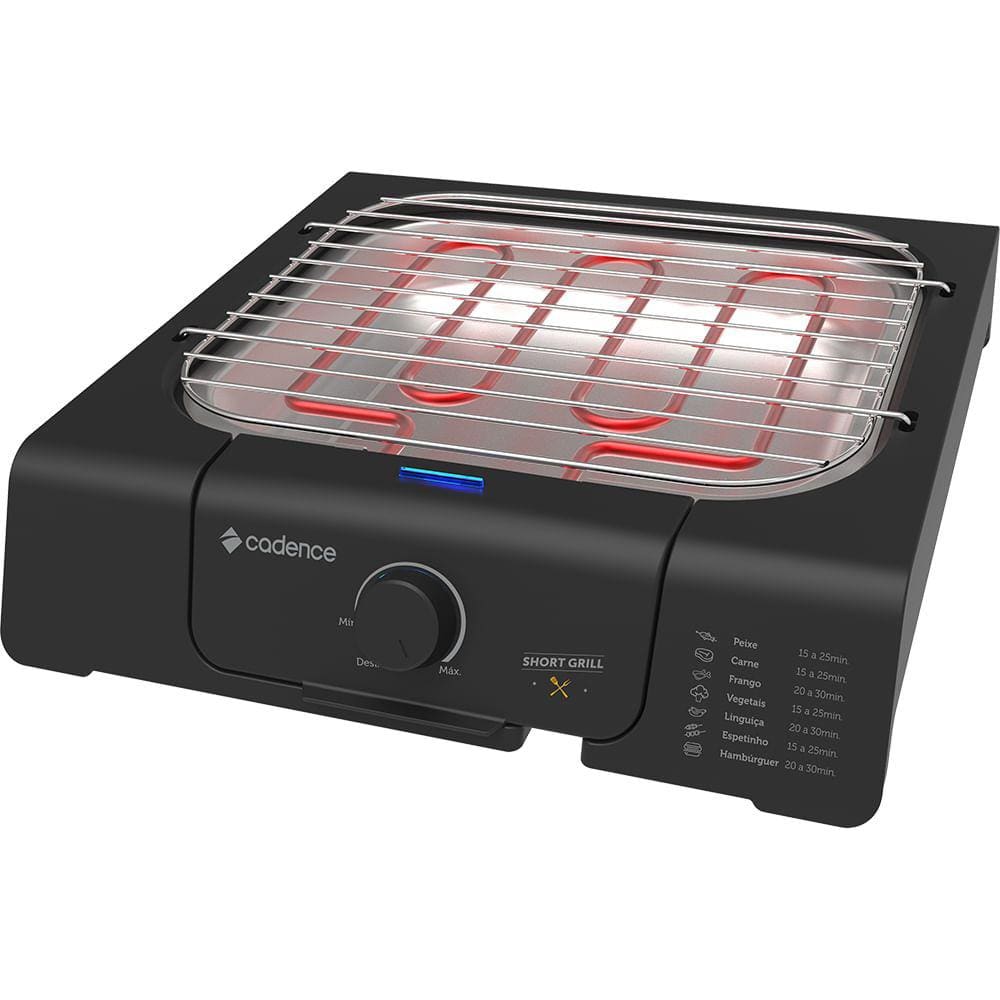 Churrasqueira Elétrica Short Grill Cadence Grl805