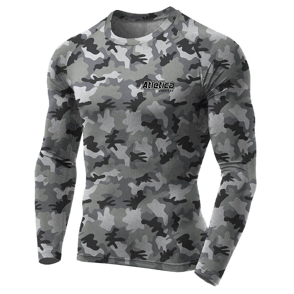 Rash Guard Camuflada Masculina Atlética