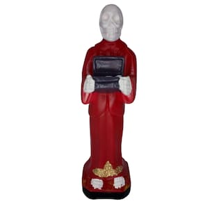 Escultura Estatua Imagem Exu Caixão - 20 cm - Gesso