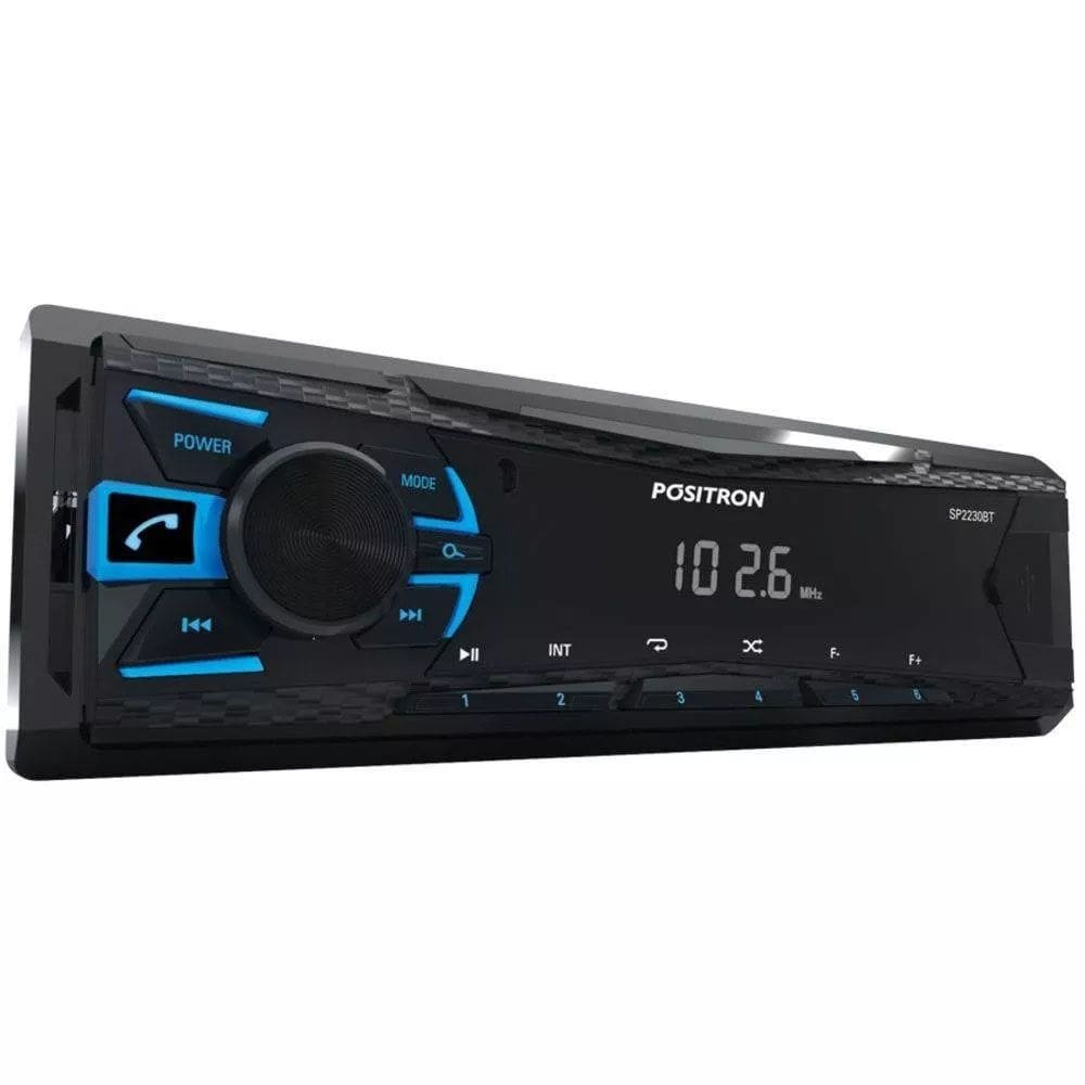 Auto Rádio Mp3 Usb Viva Voz Bluetooth Positron Sp2230bt