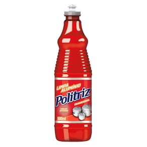 Limpa Alumínio Politriz Tradicional 500ml - Embalagem c/ 12 Unidades