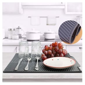 Tapete Escorredor De Louças Grande Silicone Bar Resistente