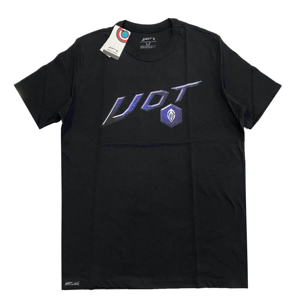 Camiseta UOT Preta-Roxo Orig MCM-4938 Cor 02