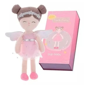 Mini Boneca Metoo Fada do Dente Certificado e Caixa 20 cm