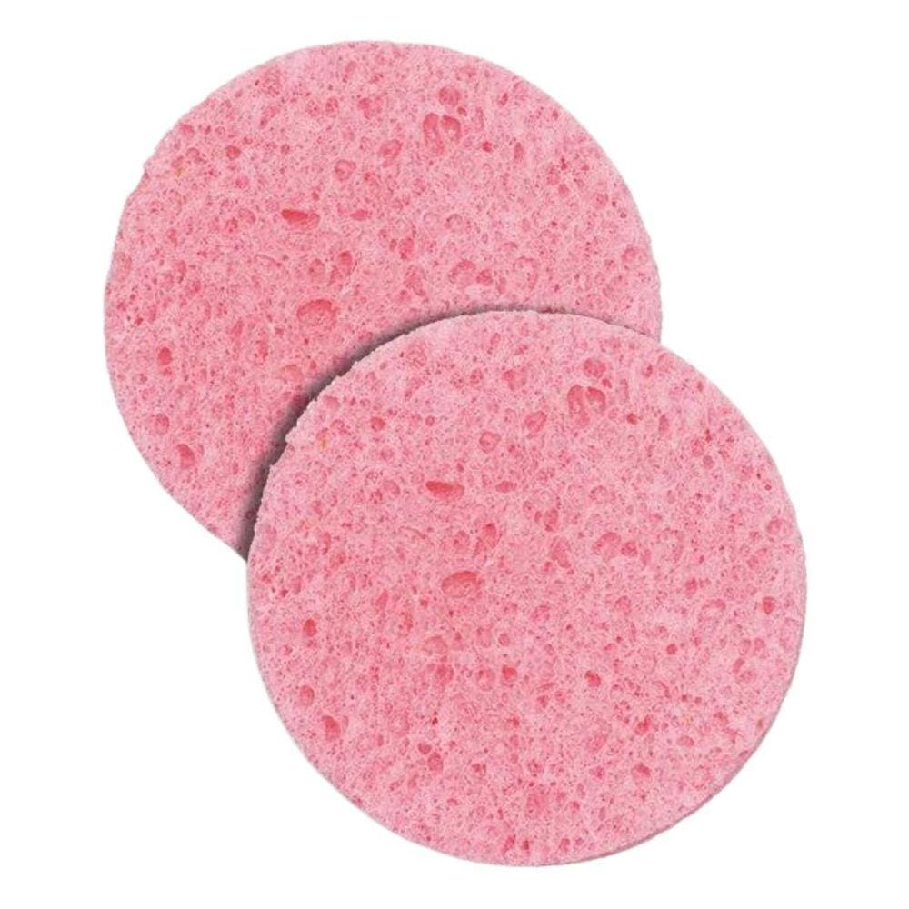 Esponja Celulose Facial Ricca Rosa C/2 Un