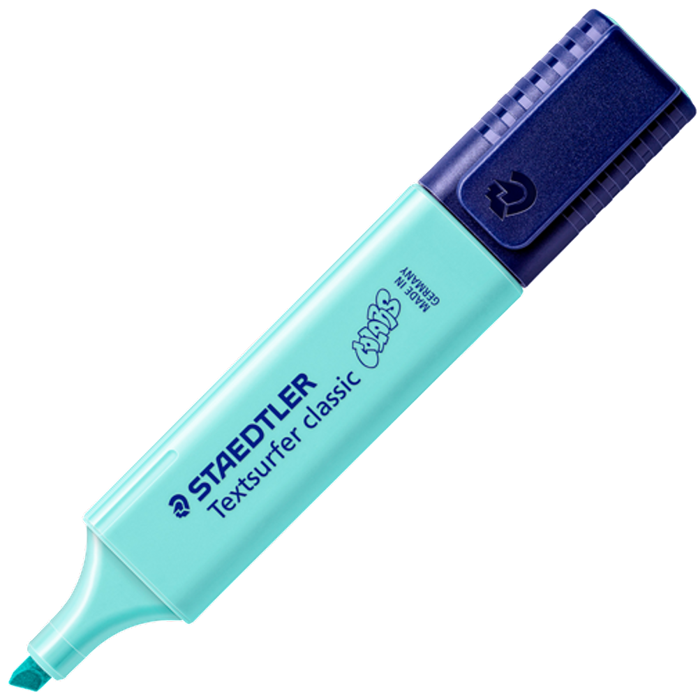 Marca Texto Textsurfer Classic Pastel Staedtler Cor Menta