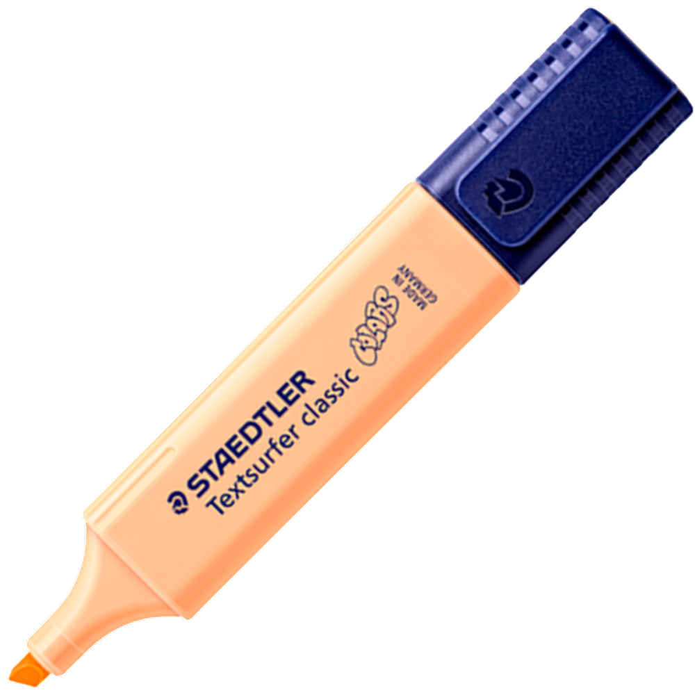 Marca Texto Textsurfer Classic Staedtler Cor Pêssego