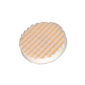 Boina Dupla Face de Espuma Branca Engate Rápido 3M 05706