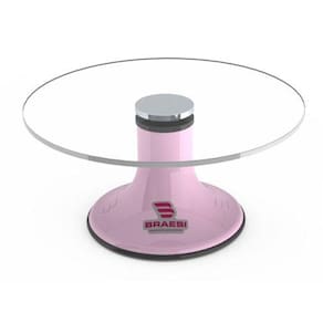 Bailarina Giratória de Confeitar Bolos Profissional BLB-300 Rosa - Braesi