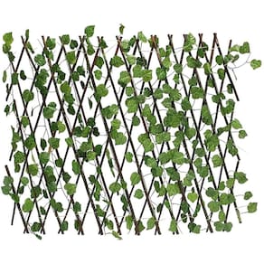 Cerca Verde Expansiva Treliça Madeira - 20Pç