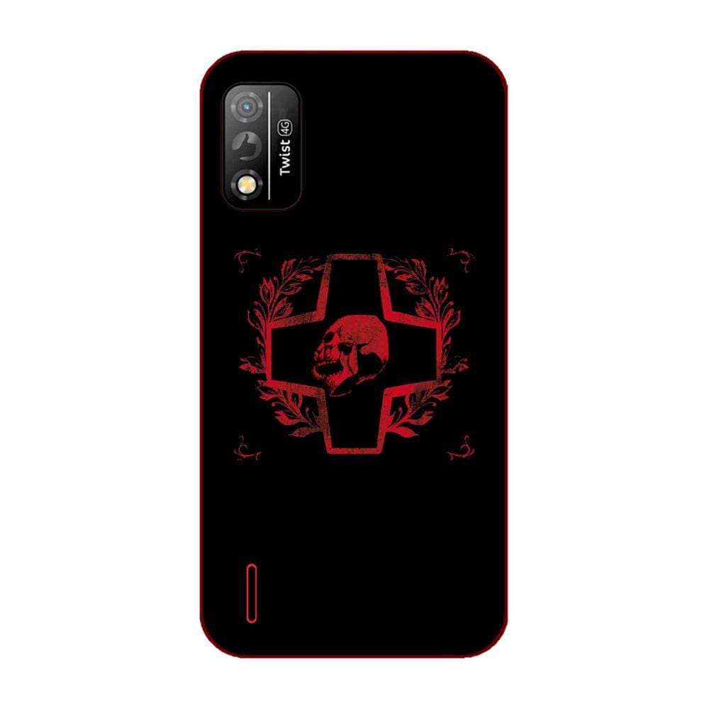 Capa Adesivo Skin023 Verso Para Positivo Twist 4G
