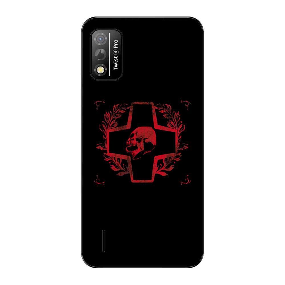 Capa Adesivo Skin023 Verso Para Positivo Twist 4 Pro
