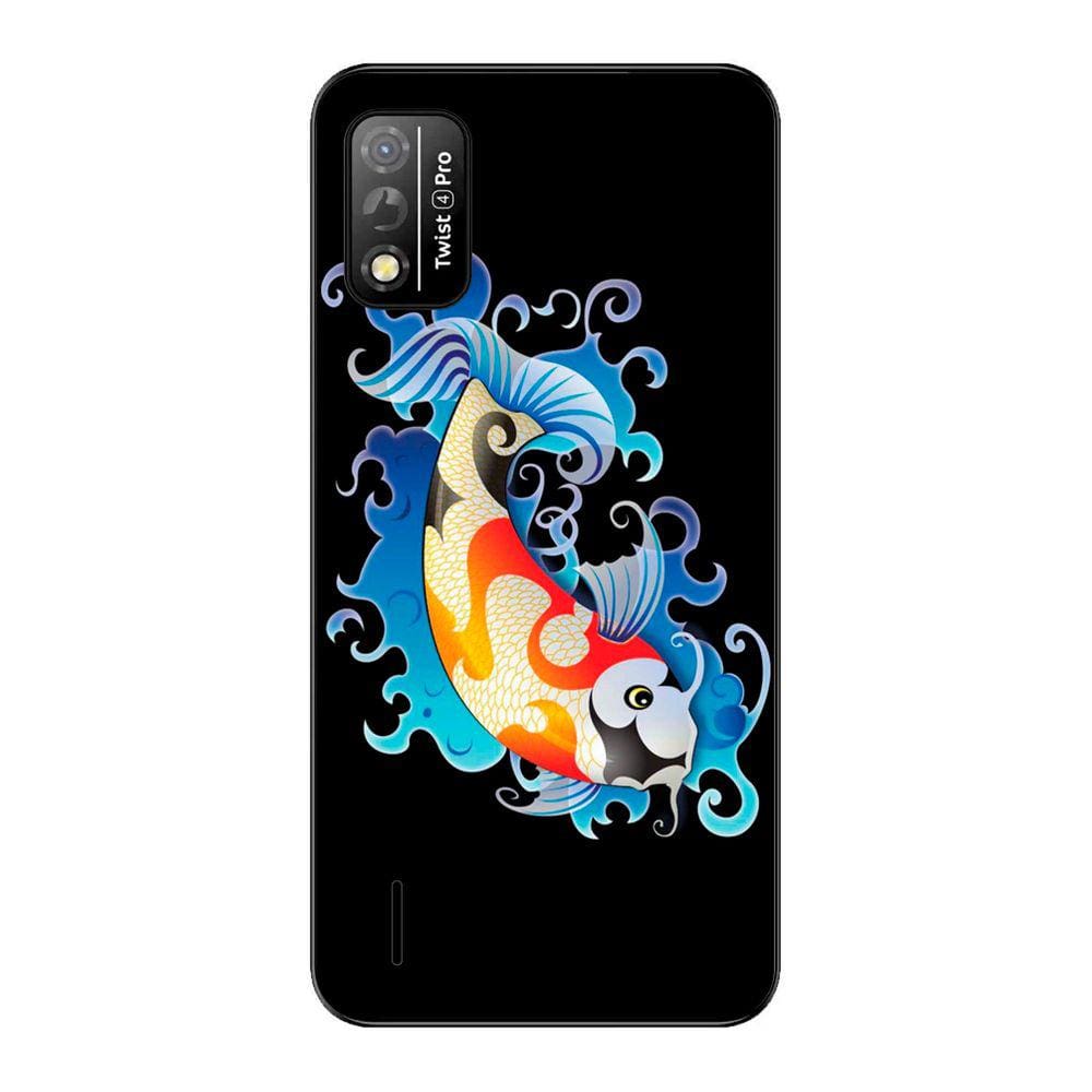Capa Adesivo Skin053 Verso Para Positivo Twist 4 Pro