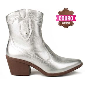Bota Country Dakota Western em Couro Cano Curto Feminino G6021