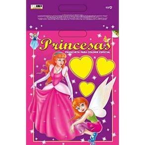 Princesas - Prancheta Para Colorir Especial