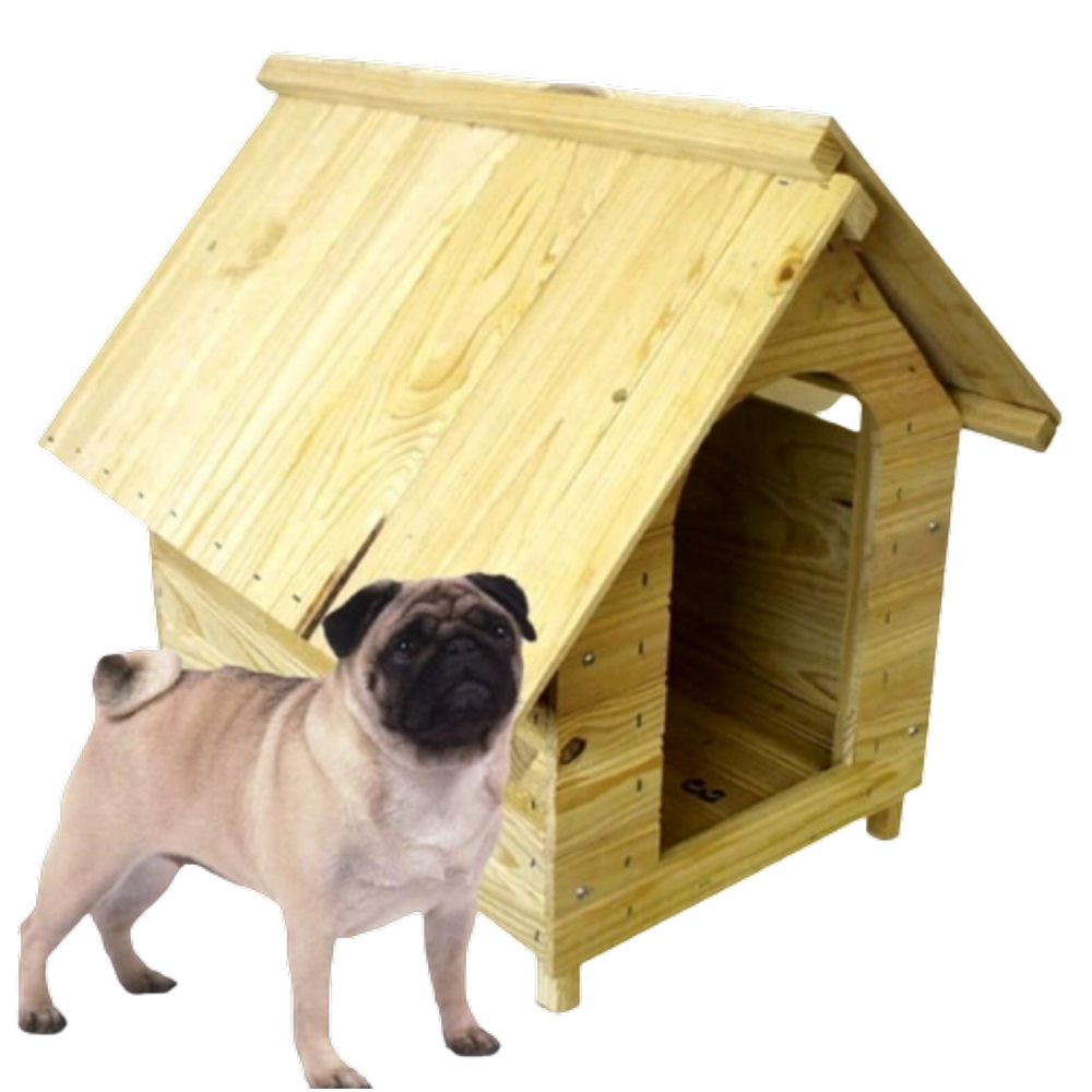 casa cachorro pet madeira 57x55 casinha cachorro porte médio